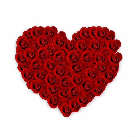 dylan_burrill (artist) - Red heart made of rose petals Photographie de stock - Aubaine LD & Abonnement, Code: 400-05096114