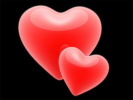 simsearch:400-03954598,k - 3d rendered illustration of some red hearts Photographie de stock - Aubaine LD & Abonnement, Code: 400-05096743