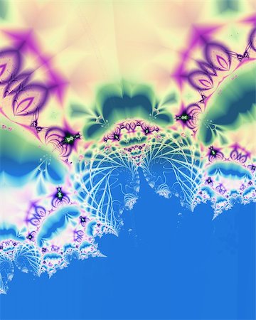 simsearch:695-05772857,k - Beautiful embroidery background fractal design Photographie de stock - Aubaine LD & Abonnement, Code: 400-05097462