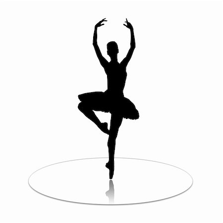 simsearch:400-05121056,k - The ballerina who dances on mirror to a floor Fotografie stock - Microstock e Abbonamento, Codice: 400-05097869