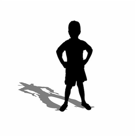 The little boy with a shade of the adult man of the cowboy Stock Photo - Budget Royalty-Free & Subscription, Code: 400-05097904