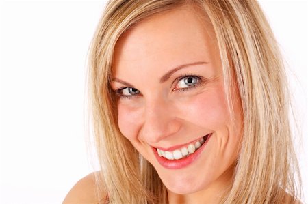 simsearch:400-05712134,k - young charming blonde smiling model portrait Photographie de stock - Aubaine LD & Abonnement, Code: 400-05098429
