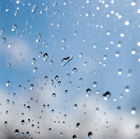 raindrop window - Raindrops On The Window Foto de stock - Super Valor sin royalties y Suscripción, Código: 400-05099734