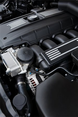 simsearch:400-08372468,k - The powerful engine of the modern car Fotografie stock - Microstock e Abbonamento, Codice: 400-05090171