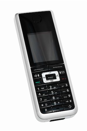 simsearch:400-05134463,k - Modern mobile phone on a white background Stock Photo - Budget Royalty-Free & Subscription, Code: 400-05090339