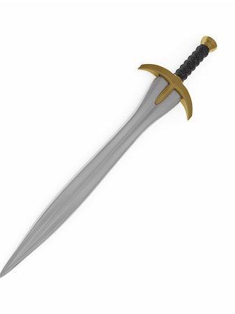 simsearch:400-04609052,k - chrome sword. 3d Foto de stock - Royalty-Free Super Valor e Assinatura, Número: 400-05090843