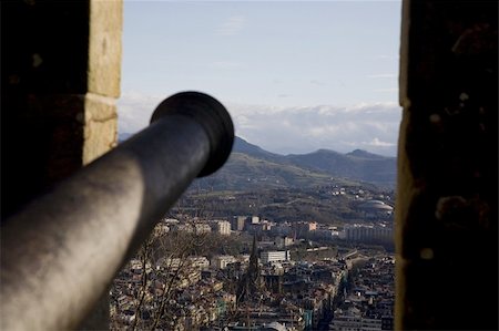 simsearch:400-07211409,k - City View From The Fortress. Saint Sebastian. Spain Foto de stock - Super Valor sin royalties y Suscripción, Código: 400-05091252