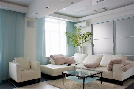 simsearch:400-04623620,k - modern apartment interior photo Fotografie stock - Microstock e Abbonamento, Codice: 400-05091655