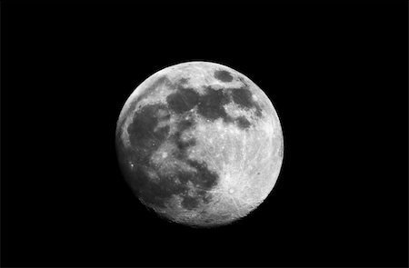 simsearch:400-05666428,k - Full moon on black Stock Photo - Budget Royalty-Free & Subscription, Code: 400-05092152