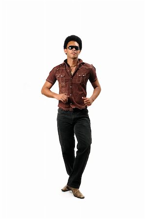simsearch:400-04060648,k - Portrait of younf trendy latino man isolated over white Photographie de stock - Aubaine LD & Abonnement, Code: 400-05092693