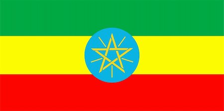 ethiopia flag - 2D illustration of the flag of Ethiopia Stock Photo - Budget Royalty-Free & Subscription, Code: 400-05093545