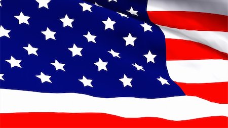 simsearch:400-04497095,k - Highly Detailed 3d Render of an American Flag 2 Stockbilder - Microstock & Abonnement, Bildnummer: 400-05093824