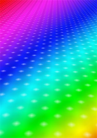 Multi-coloured surface  - texture (style disco) with reflection of the top bright lanterns (prospect) Stock Photo - Budget Royalty-Free & Subscription, Code: 400-05104118