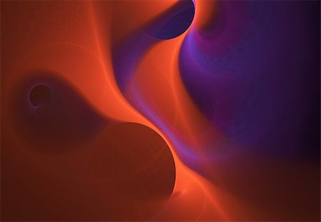 Abstract red, orange and violet fractal on dark background Stock Photo - Budget Royalty-Free & Subscription, Code: 400-05104836