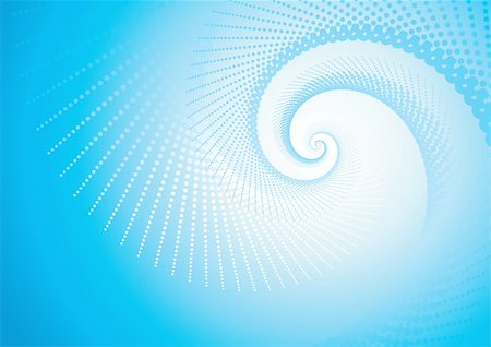 Blue background with a white and blue curls Stock Photo - Budget Royalty-Free & Subscription, Code: 400-05104884