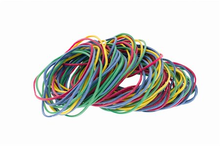 simsearch:400-04650289,k - Rubber band Isolated on a white background Stock Photo - Budget Royalty-Free & Subscription, Code: 400-05106480