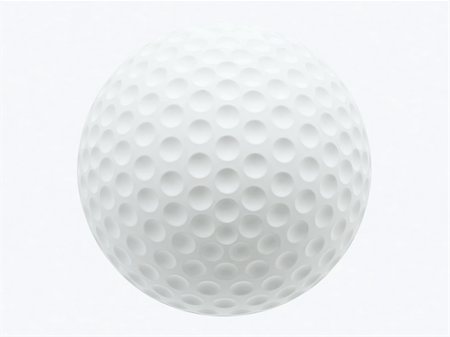A white golf ball isolated over a background. Photographie de stock - Aubaine LD & Abonnement, Code: 400-05108475