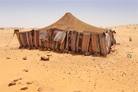 The bedouins tent in the sahara, morocco Stock Photo - Budget Royalty-Free & Subscription, Code: 400-05108653