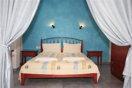 Room of a luxurious hotel in Greece Foto de stock - Royalty-Free Super Valor e Assinatura, Número: 400-05109045