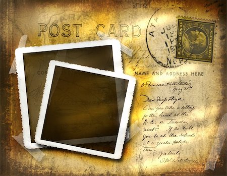 simsearch:400-09093413,k - Vintage postcard with grungy background effect Stock Photo - Budget Royalty-Free & Subscription, Code: 400-05109204