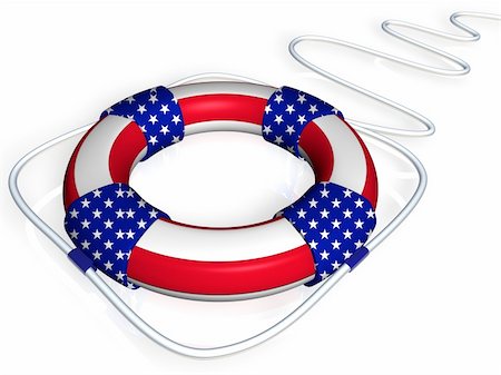 simsearch:400-08221601,k - 3d lifebuoy ring, adhered to a cord Stock Photo - Budget Royalty-Free & Subscription, Code: 400-05109341