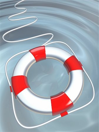 simsearch:400-08221601,k - 3d lifebuoy ring, adhered to a cord Stock Photo - Budget Royalty-Free & Subscription, Code: 400-05109343