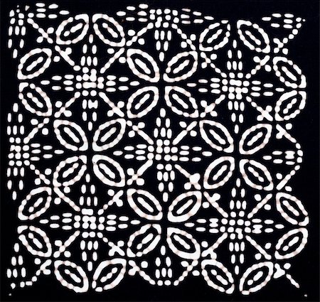 Detail of a batik design from Indonesia Foto de stock - Super Valor sin royalties y Suscripción, Código: 400-05109534