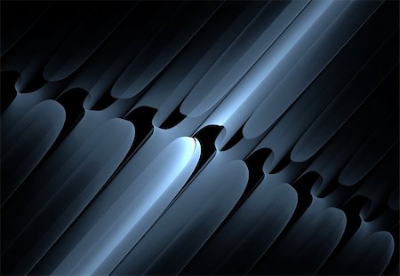 Abstract blue fractal on dark (black) background Stock Photo - Budget Royalty-Free & Subscription, Code: 400-05109828