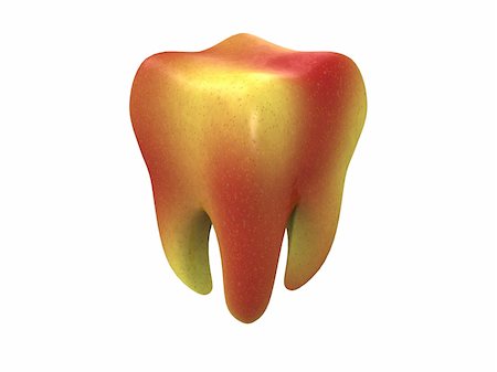 somersault1824 (artist) - An apple a day keeps the dentist away Foto de stock - Royalty-Free Super Valor e Assinatura, Número: 400-05109853