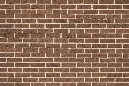 Newly constructed brown brick wall. Clean. Could be used as a background Foto de stock - Royalty-Free Super Valor e Assinatura, Número: 400-05101698
