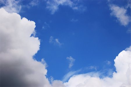 Blue sky and clouds Stock Photo - Budget Royalty-Free & Subscription, Code: 400-05102016