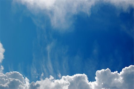 Blue sky background Foto de stock - Super Valor sin royalties y Suscripción, Código: 400-05102019