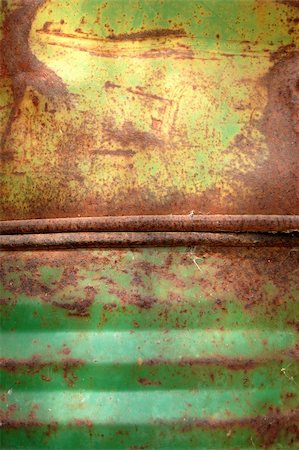 simsearch:600-06007915,k - Rusty metal barrels texture detail. Scratched paint and rust background. Stock Photo - Budget Royalty-Free & Subscription, Code: 400-05103050