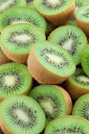 simsearch:400-04553701,k - Food Kiwi Fruit slices. Close-up . Stock Photo - Budget Royalty-Free & Subscription, Code: 400-05115373