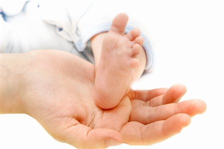 simsearch:400-08557256,k - baby's foot on parents' hand Foto de stock - Super Valor sin royalties y Suscripción, Código: 400-05115506