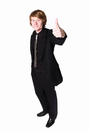 Man giving thumbs up Stock Photo - Budget Royalty-Free & Subscription, Code: 400-05115545
