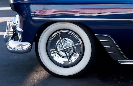 fast car close up - Closeup of a Vintage Care Fender and Tire (0590) Stock Photo - Budget Royalty-Free & Subscription, Code: 400-05115638