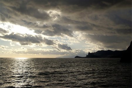 simsearch:400-05150143,k - Sunset. Black Sea. Crimea. Sudak. Foto de stock - Super Valor sin royalties y Suscripción, Código: 400-05115689