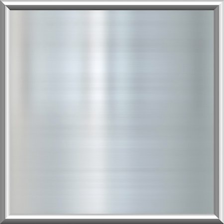 simsearch:400-05060597,k - great image of shiny silver or steel plate in frame Stock Photo - Budget Royalty-Free & Subscription, Code: 400-05115776