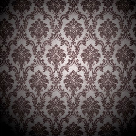 grunge retro wallpaper background - square format Stockbilder - Microstock & Abonnement, Bildnummer: 400-05116025