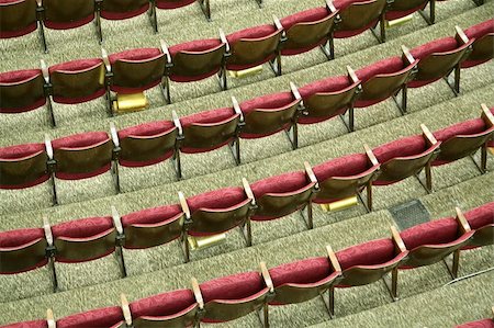 simsearch:400-04452784,k - purple empty cinema seats with white numbers, photo taken from roof Stock Photo - Budget Royalty-Free & Subscription, Code: 400-05116030