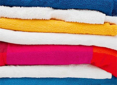 simsearch:400-06564793,k - A pile of colorful towels Photographie de stock - Aubaine LD & Abonnement, Code: 400-05116268