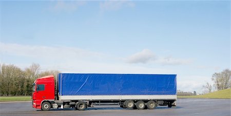simsearch:400-08282872,k - Truck on the road Stock Photo - Budget Royalty-Free & Subscription, Code: 400-05116380