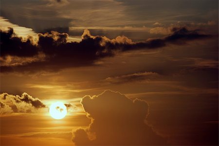 simsearch:400-05242072,k - Dark cloudy sky at sunset Stock Photo - Budget Royalty-Free & Subscription, Code: 400-05116401