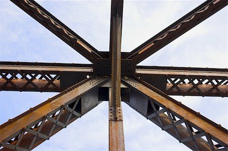 Metal abstracts of various bridges and ladders Stock Photo - Budget Royalty-Free & Subscription, Code: 400-05116776