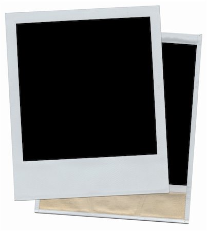 simsearch:400-05117367,k - two photo frames isolated on white background Stock Photo - Budget Royalty-Free & Subscription, Code: 400-05117370