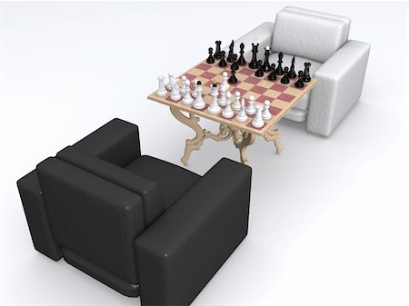 simsearch:400-05070051,k - chess. black and white Stock Photo - Budget Royalty-Free & Subscription, Code: 400-05117828