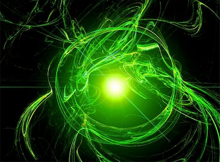 Abstract background in the form of a green sphere with a luminescence inside. Foto de stock - Super Valor sin royalties y Suscripción, Código: 400-05118708