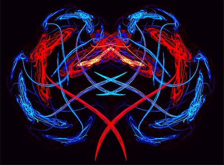 Abstract red heart from flashes of lightnings. Foto de stock - Super Valor sin royalties y Suscripción, Código: 400-05118714