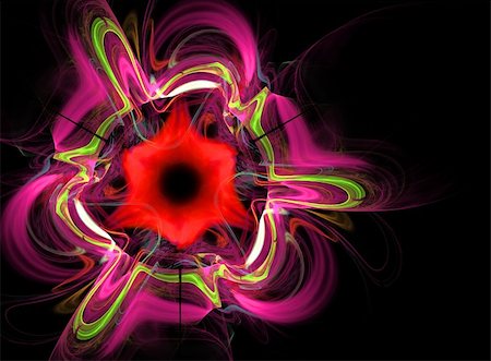 Beautiful abstract blur flower on a black background. Foto de stock - Super Valor sin royalties y Suscripción, Código: 400-05118719